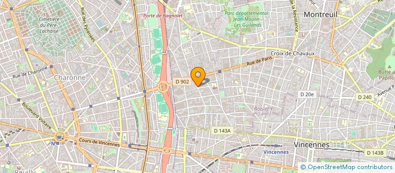 localisation de l'entreprise MONSIEUR ERIC SPIRIDIGLIOZZI à MONTREUIL