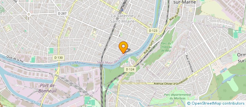 localisation de l'entreprise MONSIEUR ERIC SPIRIDION  SAINT-MAUR-DES-FOSSES