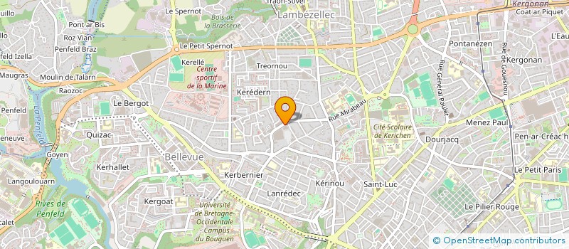 localisation de l'entreprise MONSIEUR ERIC STANGUENNEC à BREST
