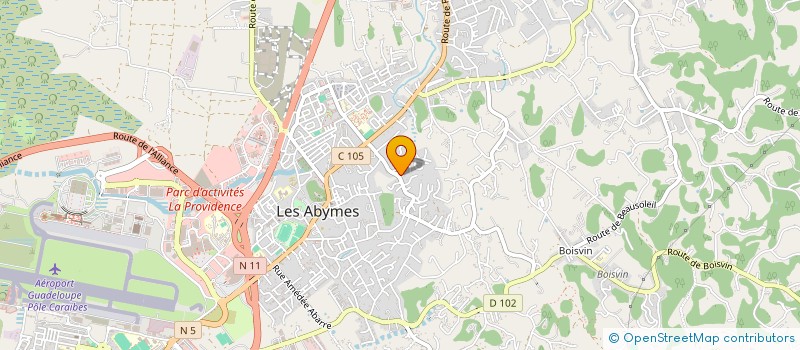 localisation de l'entreprise MONSIEUR ERIC STANISLAS à LES ABYMES