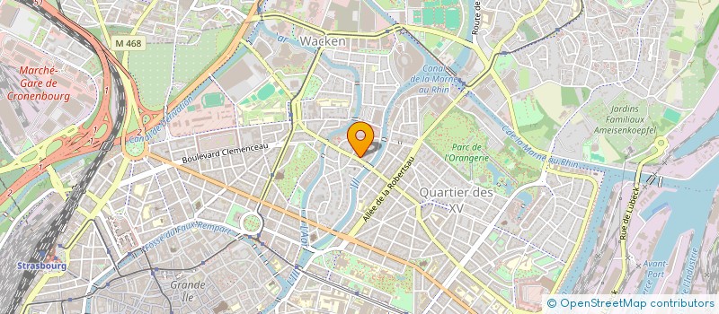 localisation de l'entreprise MONSIEUR ERIC STEIMLE à STRASBOURG