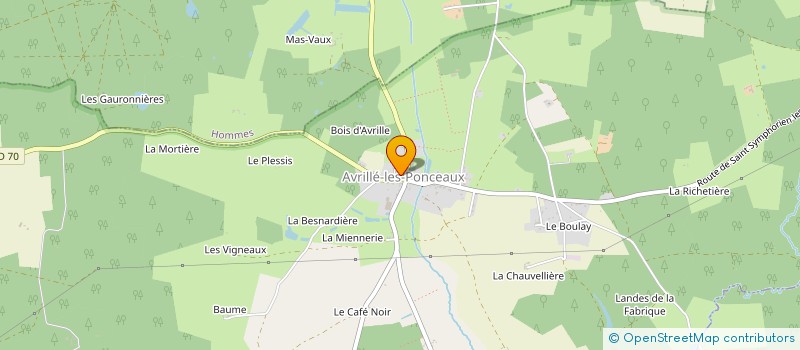 localisation de l'entreprise MONSIEUR ERIC STOPIN  AVRILLE-LES-PONCEAUX