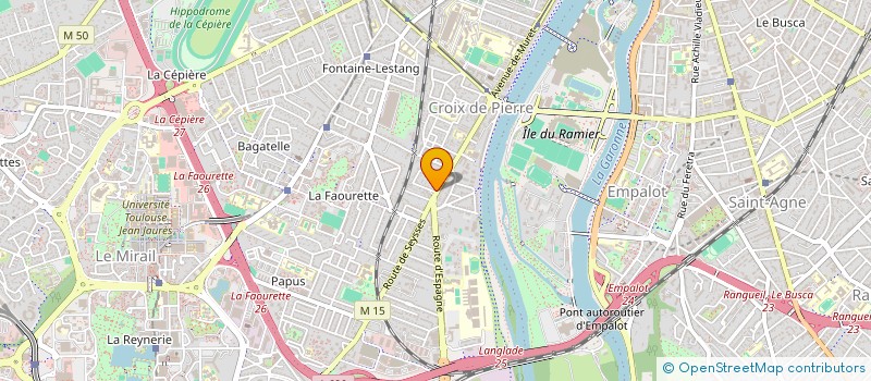 localisation de l'entreprise MONSIEUR ERIC STROUK à TOULOUSE