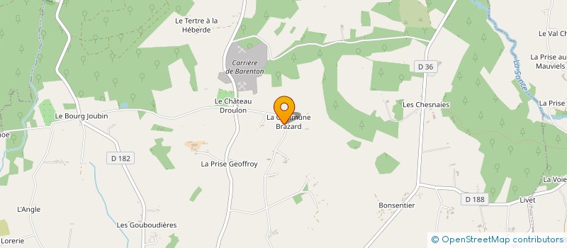 localisation de l'entreprise MONSIEUR ERIC SUART à BARENTON