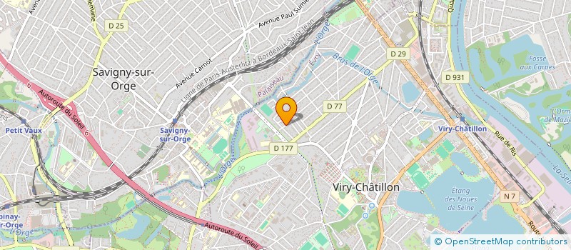 localisation de l'entreprise MONSIEUR ERIC SURZUR à VIRY-CHATILLON