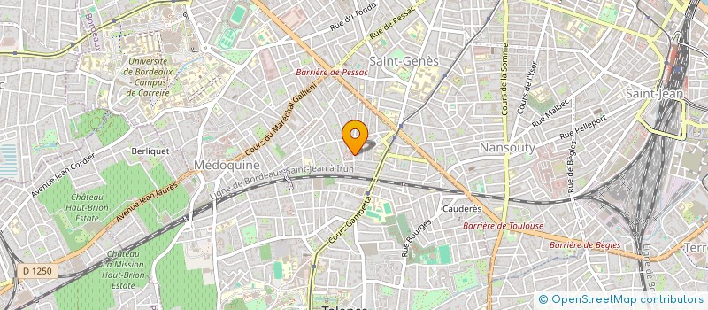 localisation de l'entreprise MONSIEUR ERIC SUTTER  TALENCE