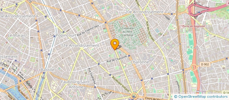 localisation de l'entreprise MONSIEUR ERIC TAANE  PARIS