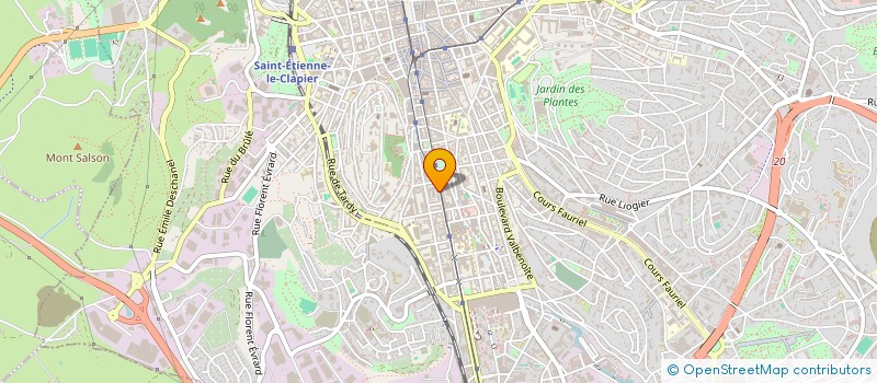 localisation de l'entreprise MONSIEUR ERIC TALEB à SAINT-ETIENNE