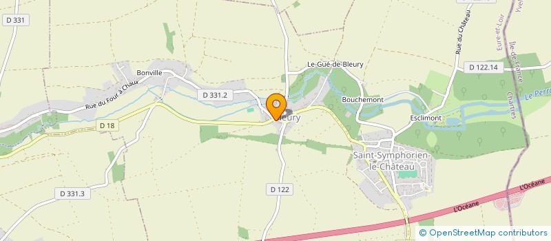 localisation de l'entreprise MONSIEUR ERIC TALON à AUNEAU-BLEURY-SAINT-SYMPHORIEN