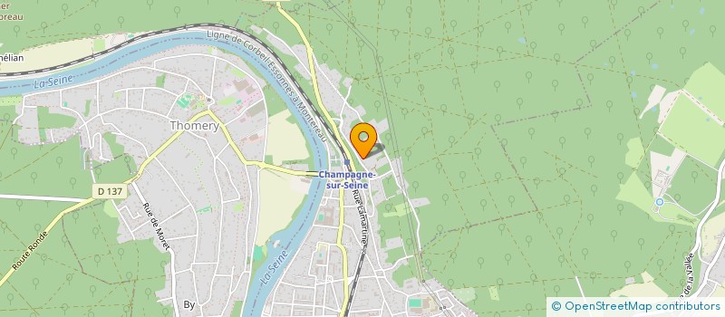 localisation de l'entreprise MONSIEUR ERIC TARIANT  CHAMPAGNE-SUR-SEINE