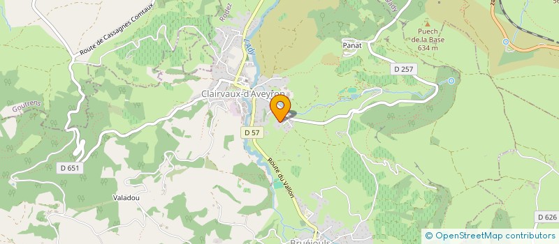 localisation de l'entreprise MONSIEUR ERIC TARROUX à CLAIRVAUX-D'AVEYRON