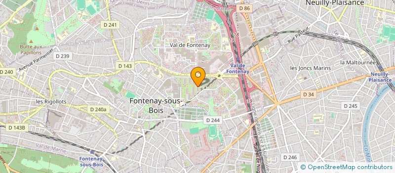 localisation de l'entreprise MONSIEUR ERIC TARTES à FONTENAY-SOUS-BOIS