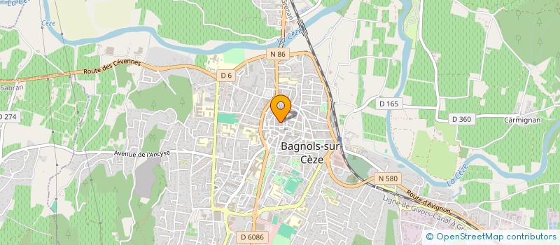 localisation de l'entreprise MONSIEUR ERIC TAULEMESSSE à BAGNOLS-SUR-CEZE