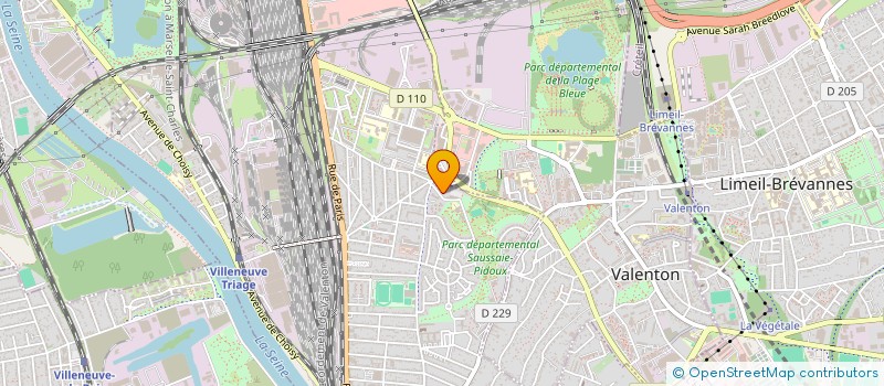 localisation de l'entreprise MONSIEUR ERIC TCHATAT  VILLENEUVE-SAINT-GEORGES