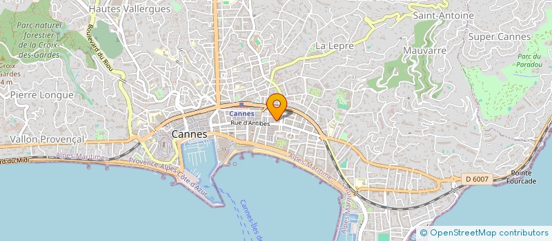 localisation de l'entreprise MONSIEUR ERIC TEBOUL à CANNES