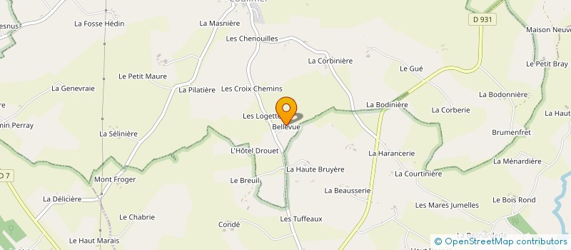 localisation de l'entreprise MONSIEUR ERIC TELLIER à COULIMER