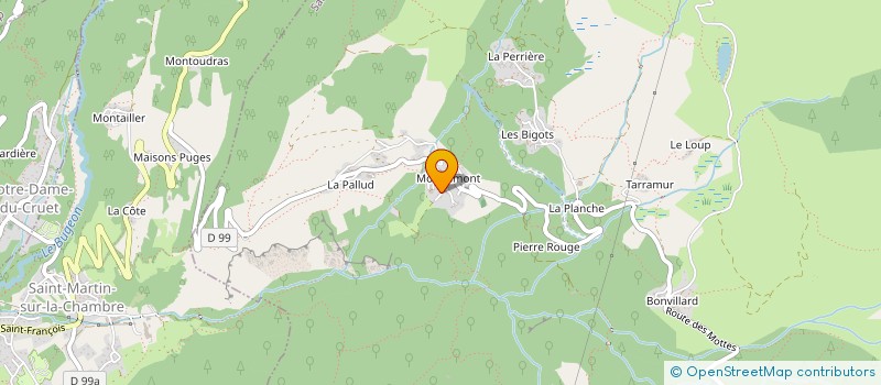 localisation de l'entreprise MONSIEUR ERIC TEMPLIER  LA CHAMBRE