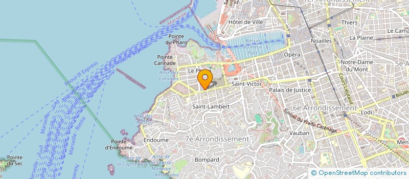 localisation de l'entreprise MONSIEUR ERIC TERRE à MARSEILLE