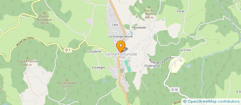 localisation de l'entreprise MONSIEUR ERIC TERSOU  SAINTE-FORTUNADE