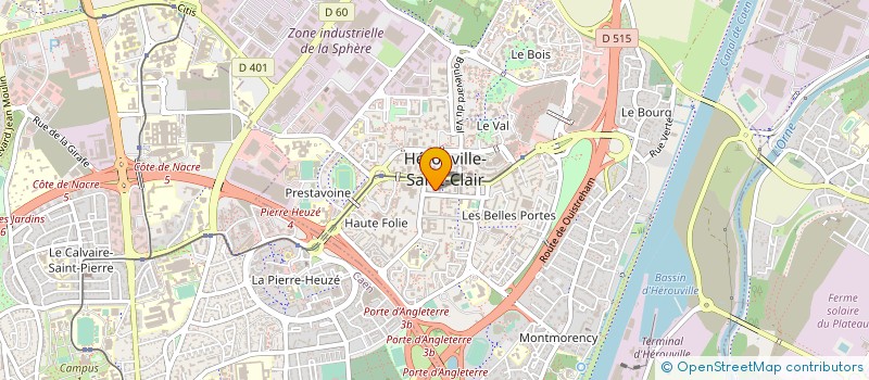localisation de l'entreprise MONSIEUR ERIC TESTARD à HEROUVILLE-SAINT-CLAIR