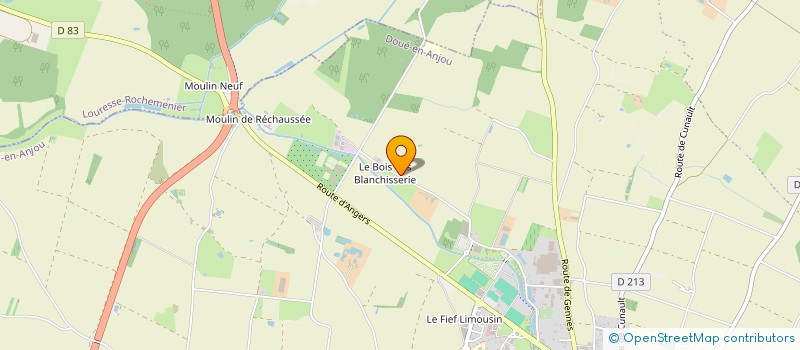 localisation de l'entreprise MONSIEUR ERIC TEYSSANDIER à DOUE-EN-ANJOU