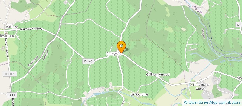 localisation de l'entreprise MONSIEUR ERIC TEYSSIER  FALEYRAS