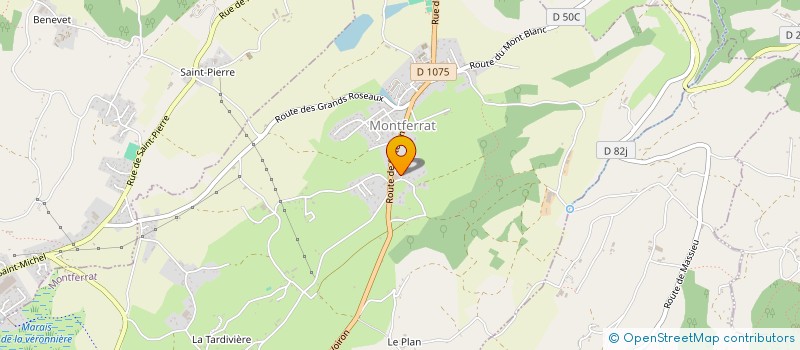 localisation de l'entreprise MONSIEUR ERIC THALMANN  MONTFERRAT