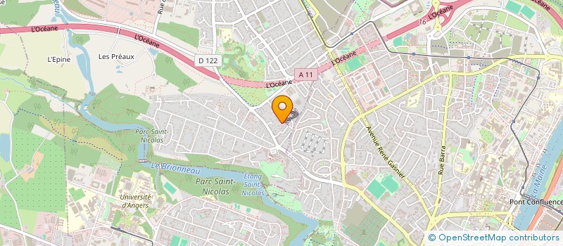 localisation de l'entreprise MONSIEUR ERIC THAUMOUX à AVRILLE