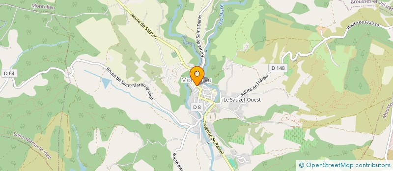 localisation de l'entreprise MONSIEUR ERIC THEILLET  MONTOLIEU