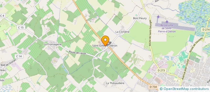 localisation de l'entreprise MONSIEUR ERIC THEMIER  SAINT-PIERRE-D'OLERON