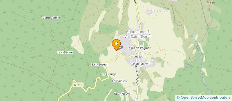 localisation de l'entreprise MONSIEUR ERIC THENIER  PEIPIN