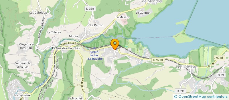 localisation de l'entreprise MONSIEUR ERIC THEODORE ROGER EDEL à LEPIN-LE-LAC