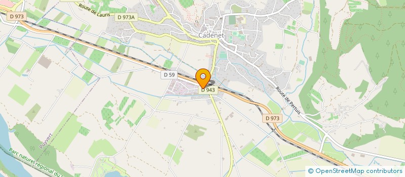 localisation de l'entreprise MONSIEUR ERIC THERET  CADENET