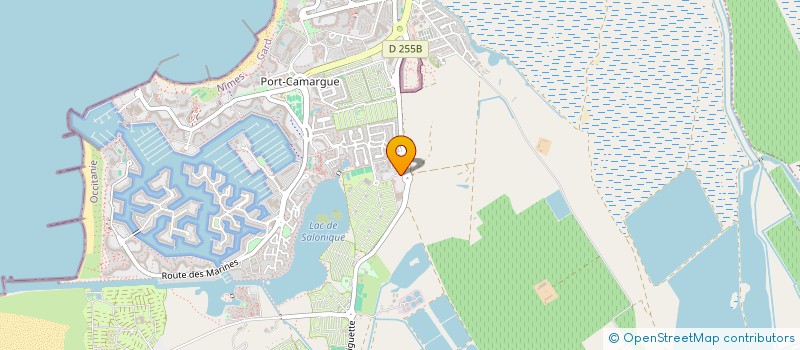 localisation de l'entreprise MONSIEUR ERIC THEVENOT  LE GRAU-DU-ROI