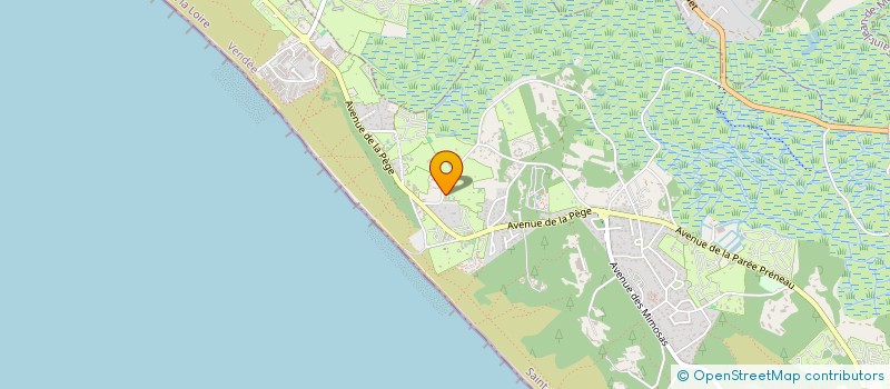 localisation de l'entreprise MONSIEUR ERIC THIBAUDEAU  SAINT-HILAIRE-DE-RIEZ