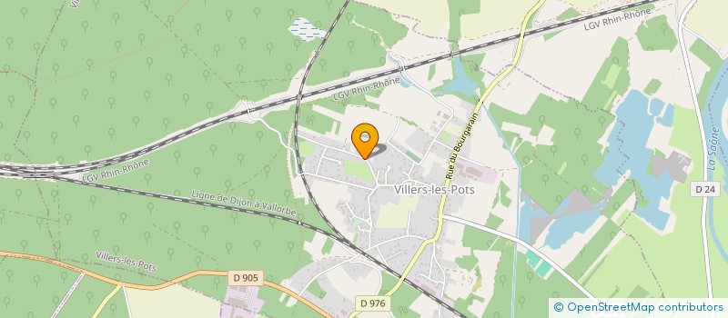 localisation de l'entreprise MONSIEUR ERIC THIEBAUT  VILLERS-LES-POTS