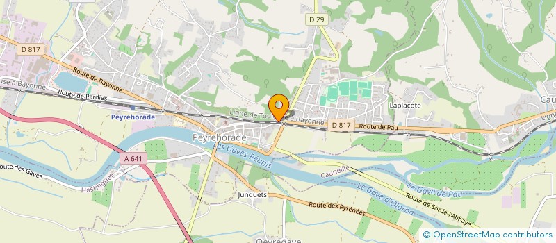 localisation de l'entreprise MONSIEUR ERIC THIERRY  PEYREHORADE