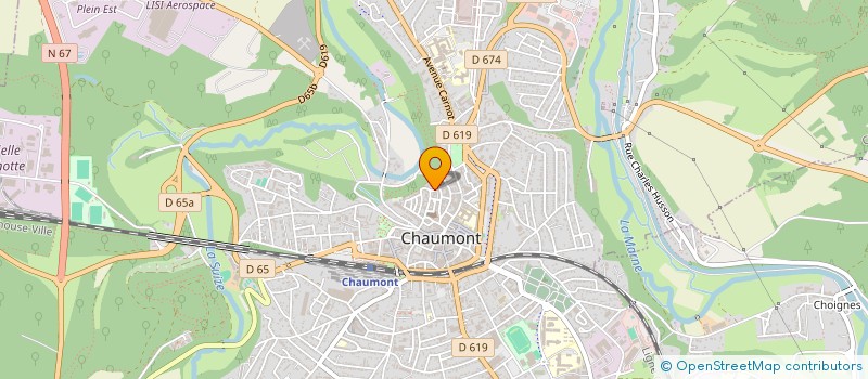 localisation de l'entreprise MONSIEUR ERIC THOMAS à CHAUMONT