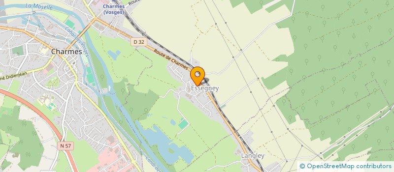 localisation de l'entreprise MONSIEUR ERIC THOMAS  ESSEGNEY