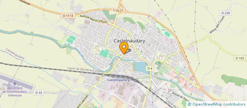 localisation de l'entreprise MONSIEUR ERIC THOMAS à CASTELNAUDARY