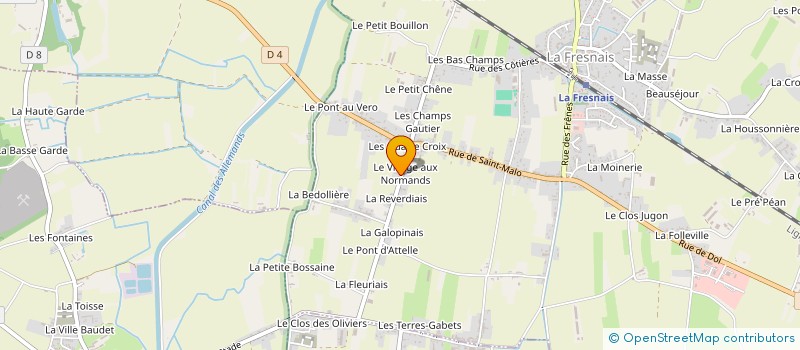 localisation de l'entreprise MONSIEUR ERIC THOMAS  LA FRESNAIS