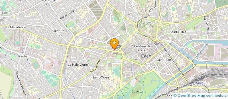localisation de l'entreprise MONSIEUR ERIC THOMAS à CAEN
