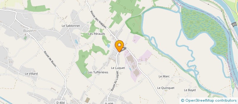 localisation de l'entreprise MONSIEUR ERIC THOMAS  LES AVENIERES VEYRINS-THUELLIN