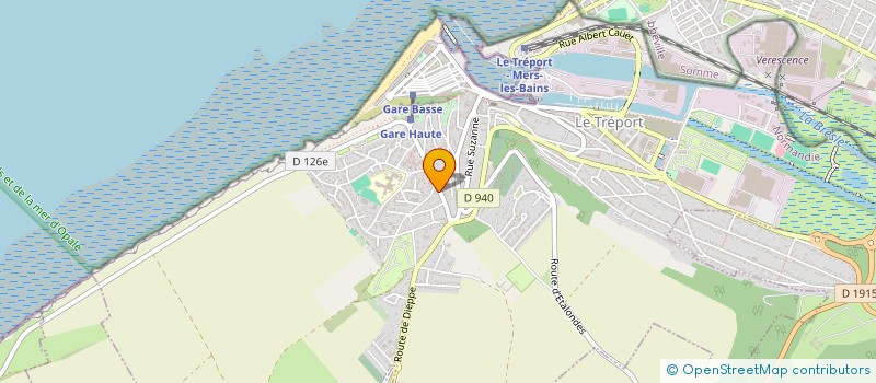 localisation de l'entreprise MONSIEUR ERIC THOMAS  LE TREPORT