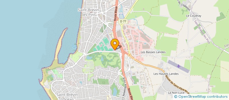 localisation de l'entreprise MONSIEUR ERIC THOMAS à SAINT-BREVIN-LES-PINS