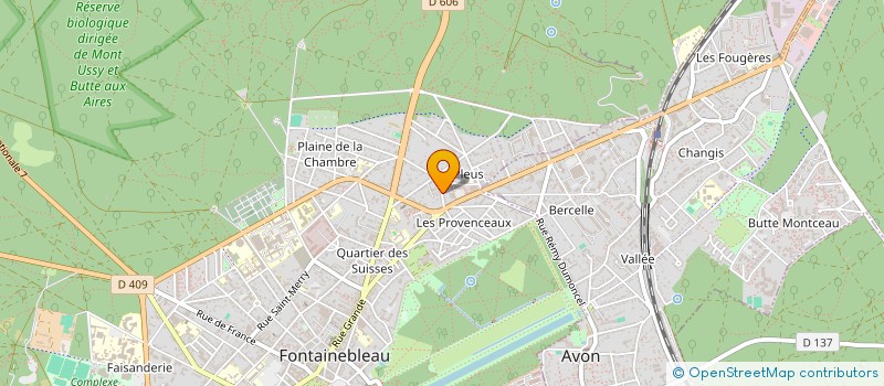 localisation de l'entreprise MONSIEUR ERIC THOMAS à FONTAINEBLEAU