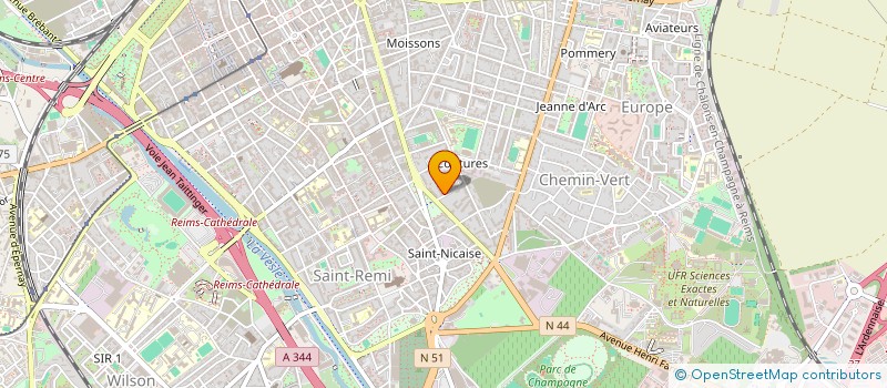 localisation de l'entreprise MONSIEUR ERIC TIFOUN  REIMS