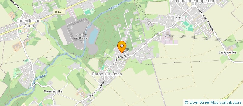 localisation de l'entreprise MONSIEUR ERIC TIRARD  BARON-SUR-ODON