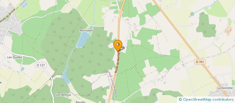 localisation de l'entreprise MONSIEUR ERIC TIREAU  LES GARENNES SUR LOIRE