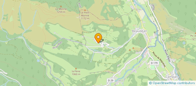 localisation de l'entreprise MONSIEUR ERIC TISON  BEAUDEAN